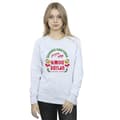 Miniatyrbild 2 av 3: Netflix Dam/kvinnor Stranger Things Upside Down - Sweatshirt med årstidshälsningar