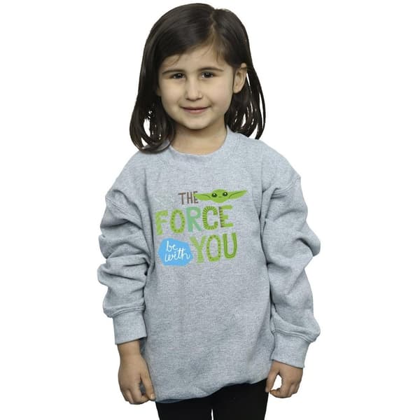 Star Wars Girls The Mandalorian May The Force Be With You Sweatshirt