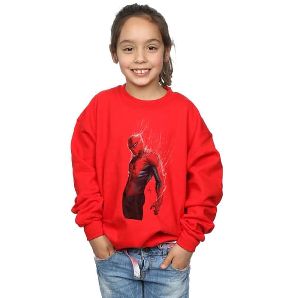 Marvel Spider-Man Web Wrap Sweatshirt för flickor