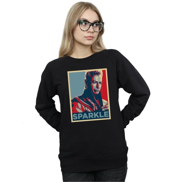 Marvel Womens/Ladies Thor Ragnarok Grandmaster Sparkle Sweatshirt