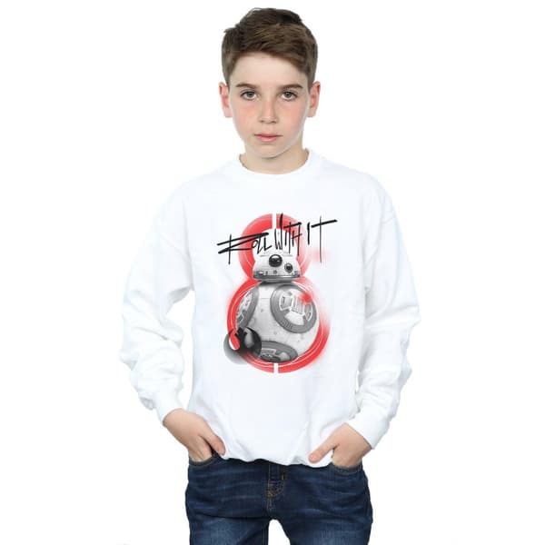 Star Wars Boys The Last Jedi BB-8 Roll With It Sweatshirt
