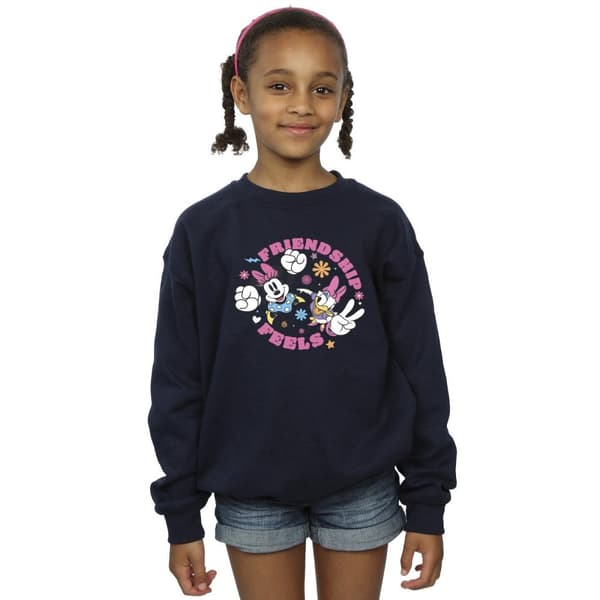 Disney Girls Minnie Mouse Daisy Friendship Sweatshirt