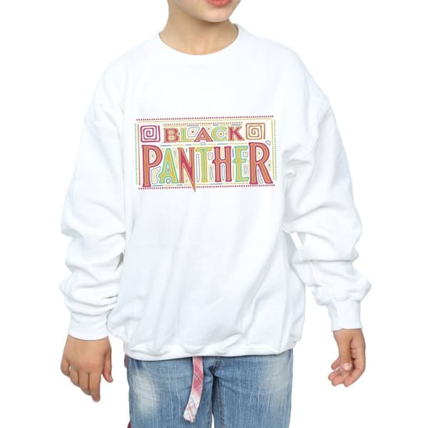 Marvel Black Panther Tribal Logo Sweatshirt för flickor