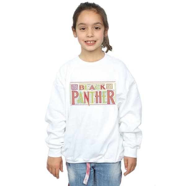Marvel Black Panther Tribal Logo Sweatshirt för flickor