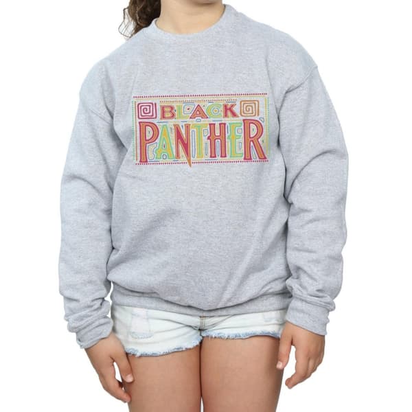 Marvel Black Panther Tribal Logo Sweatshirt för flickor