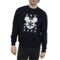 Miniatyrbild 3 av 5: Disney Mens Mickey Mouse Christmas Silhouette Sweatshirt