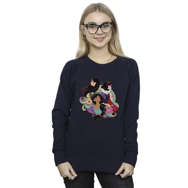Disney Prinsessan Mulan Jasmine Snövit Sweatshirt - dam/dam