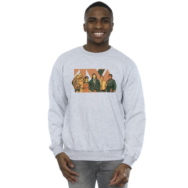 Marvel Mens Loki TVA Group Sweatshirt