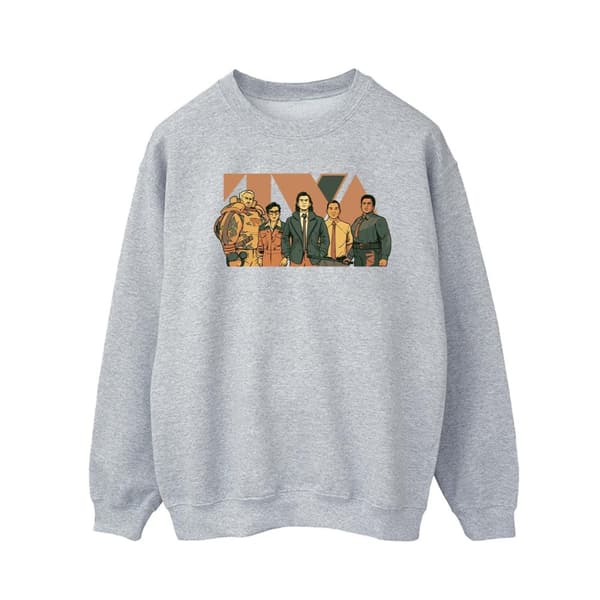 Marvel Mens Loki TVA Group Sweatshirt