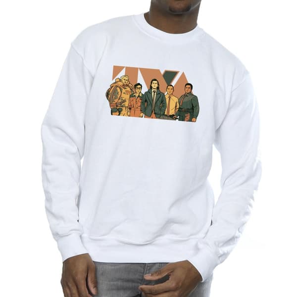 Marvel Mens Loki TVA Group Sweatshirt