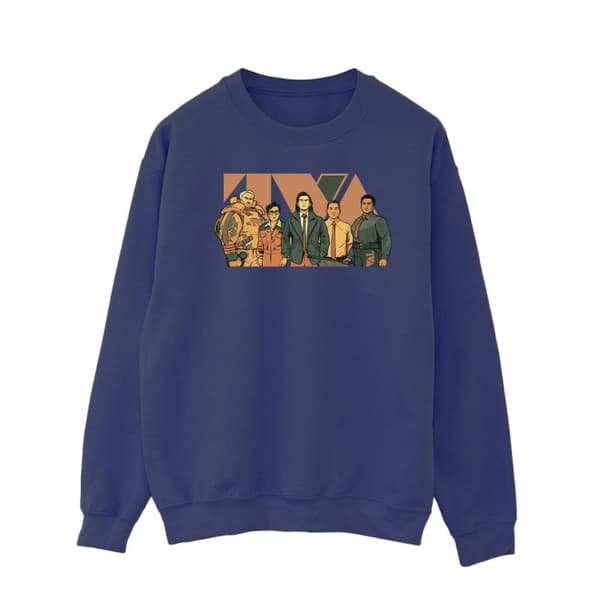 Marvel Mens Loki TVA Group Sweatshirt