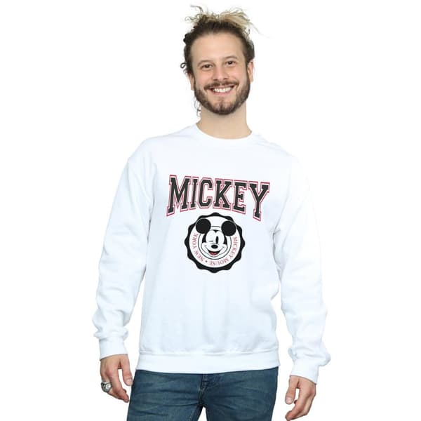 Disney Mens Musse Pigg New York Seal Sweatshirt