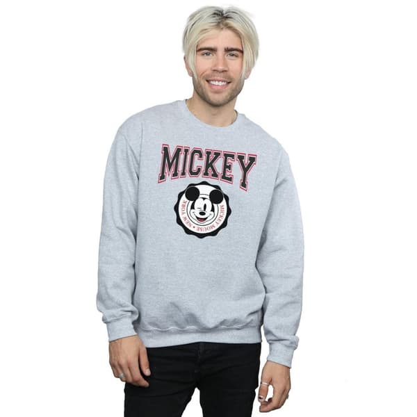 Disney Mens Musse Pigg New York Seal Sweatshirt