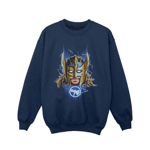 Marvel Girls Thor Love And Thunder Mask Sweatshirt
