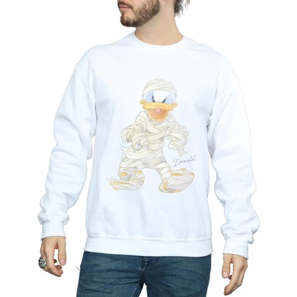 Disney Mens Mummy Donald Duck Sweatshirt