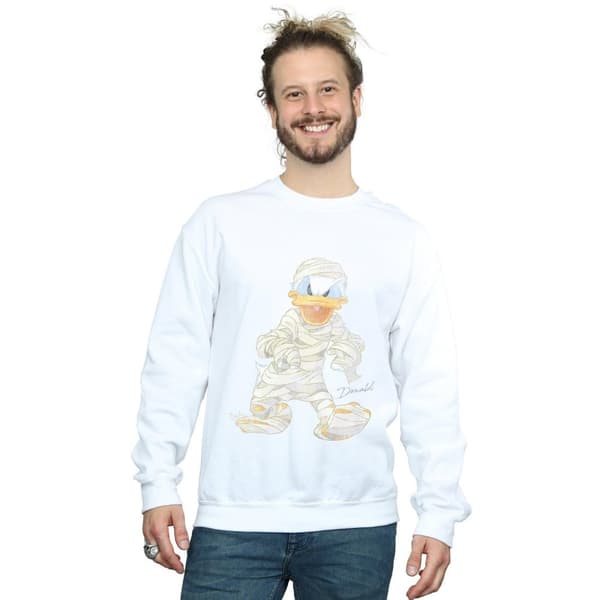 Disney Mens Mummy Donald Duck Sweatshirt