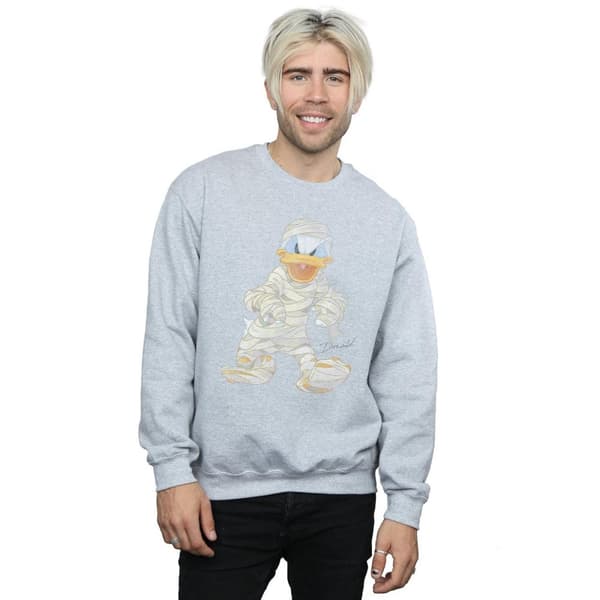 Disney Mens Mummy Donald Duck Sweatshirt