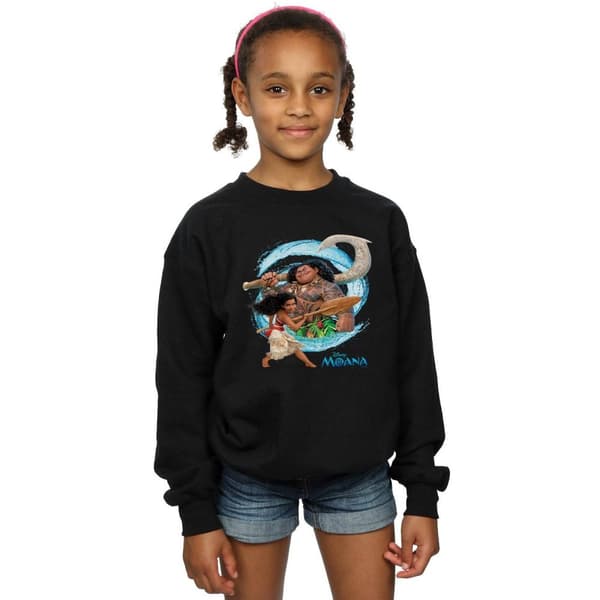 Disney Moana And Maui Wave-tröja för flickor