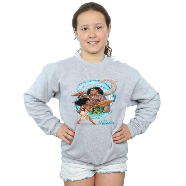 Disney Moana And Maui Wave-tröja för flickor