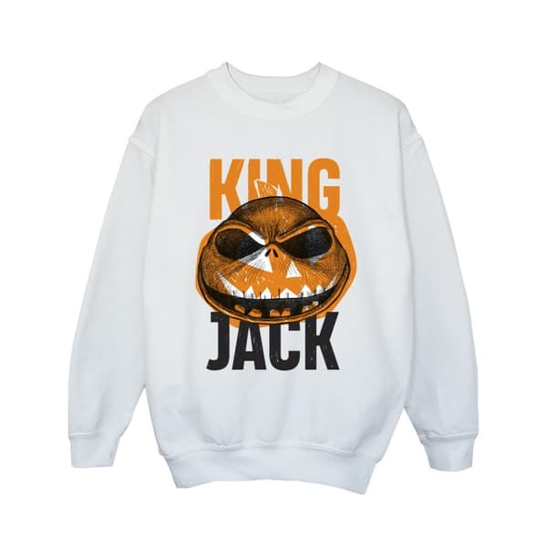 Disney Girls The Nightmare Before Christmas King Jack Sweatshirt