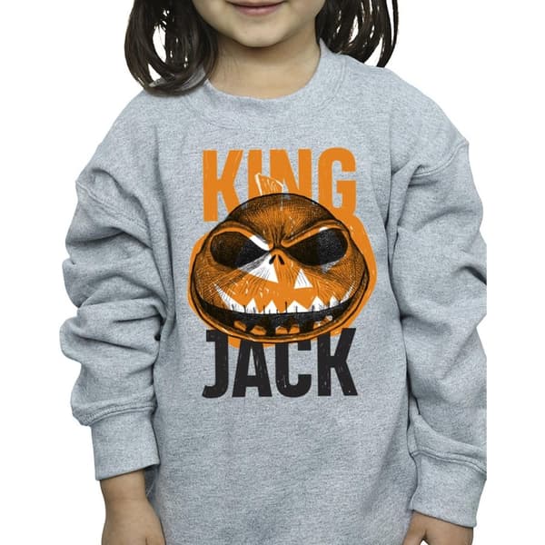 Disney Girls The Nightmare Before Christmas King Jack Sweatshirt