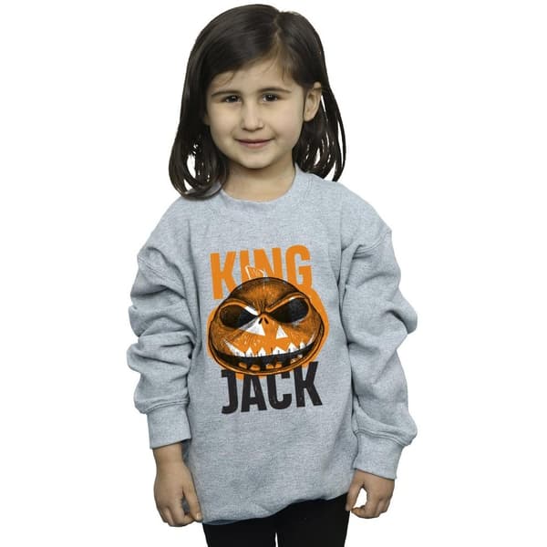 Disney Girls The Nightmare Before Christmas King Jack Sweatshirt