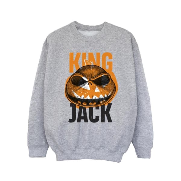 Disney Girls The Nightmare Before Christmas King Jack Sweatshirt