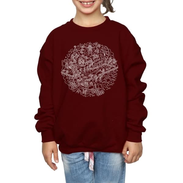 Star Wars Girls Christmas Death Star Sweatshirt