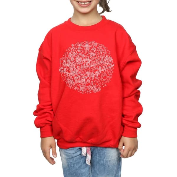 Star Wars Girls Christmas Death Star Sweatshirt