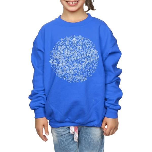 Star Wars Girls Christmas Death Star Sweatshirt