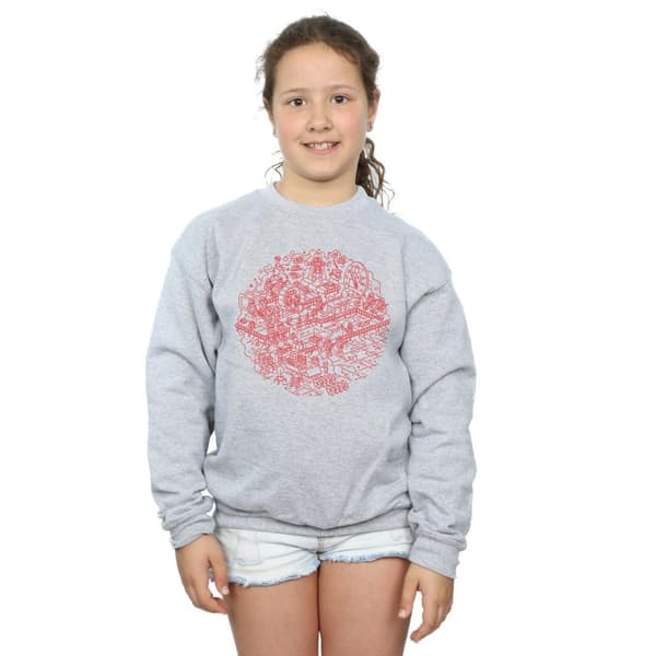 Star Wars Girls Christmas Death Star Sweatshirt