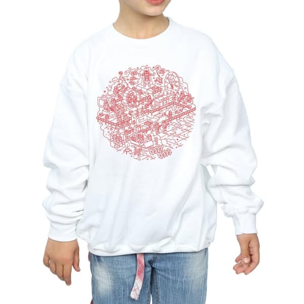 Star Wars Girls Christmas Death Star Sweatshirt