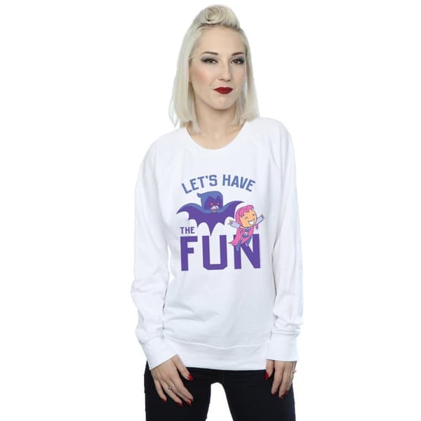 DC Comics Dam/Tjej Teen Titans Go Let´s Have The Fun Sweatshirt