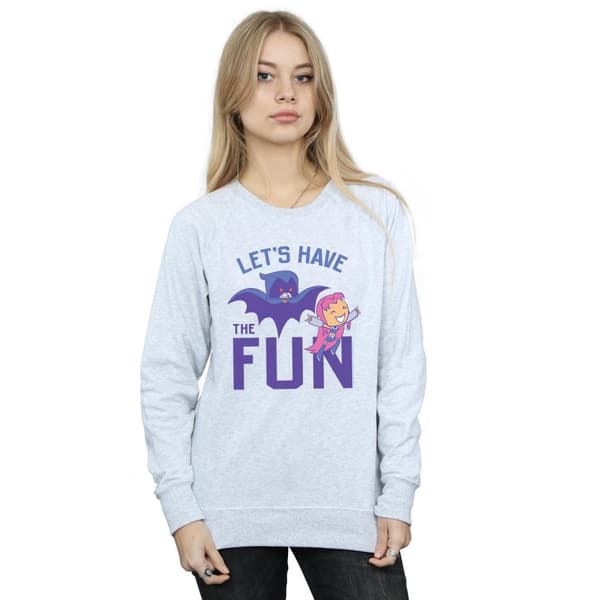 DC Comics Dam/Tjej Teen Titans Go Let´s Have The Fun Sweatshirt