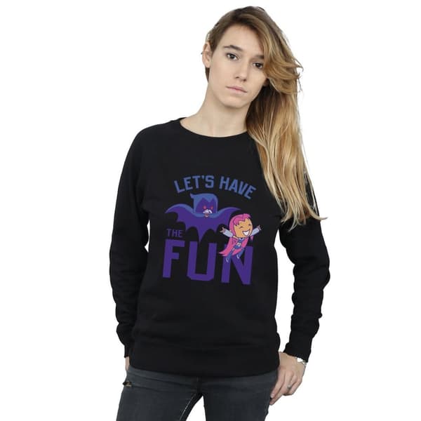 DC Comics Dam/Tjej Teen Titans Go Let´s Have The Fun Sweatshirt