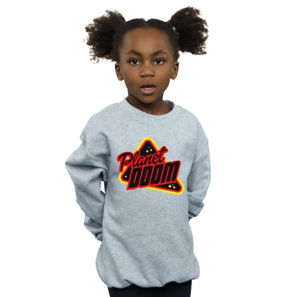 Ready Player One Girls Planet Doom Logo Sweatshirt
