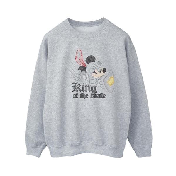 Disney Womens/Ladies Mickey Mouse King Of The Castle Sweatshirt