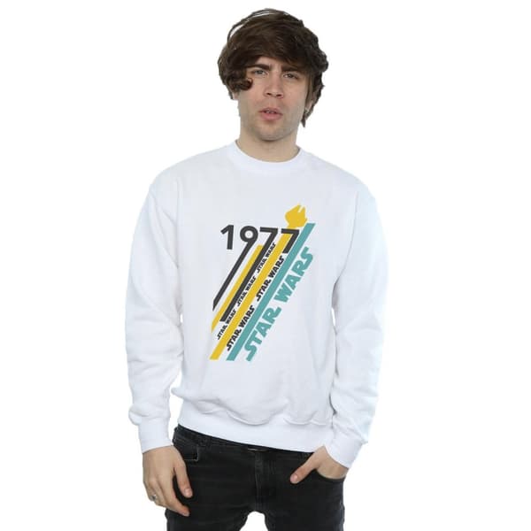 Star Wars Mens Retro 77 Stripes Sweatshirt