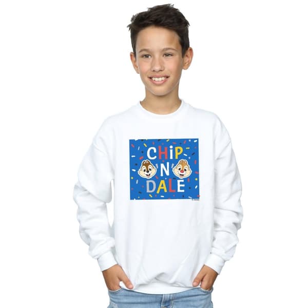 Disney Pojkar Chip N Dale Blue Frame Sweatshirt