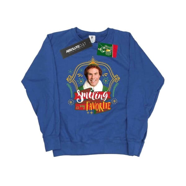 Elf Womens/Ladies Buddy Smiling Sweatshirt