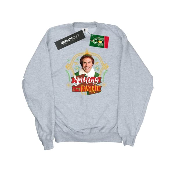 Elf Womens/Ladies Buddy Smiling Sweatshirt