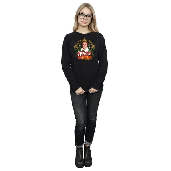 Elf Womens/Ladies Buddy Smiling Sweatshirt