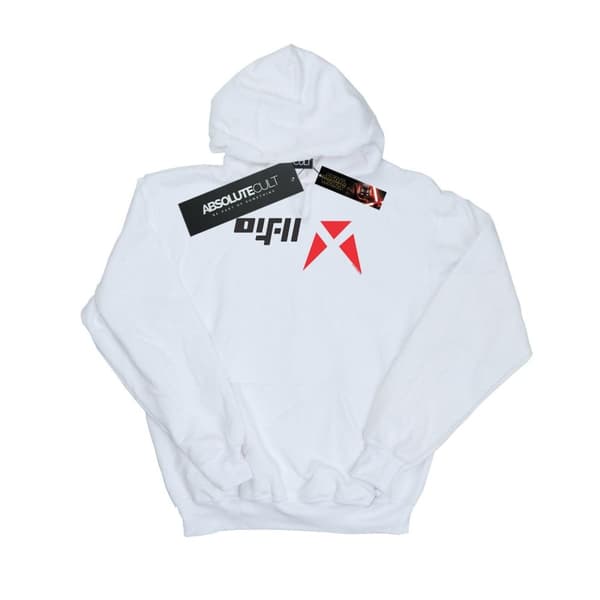 Star Wars: The Rise of Skywalker Huvtröja med militärtecken för män White XXL