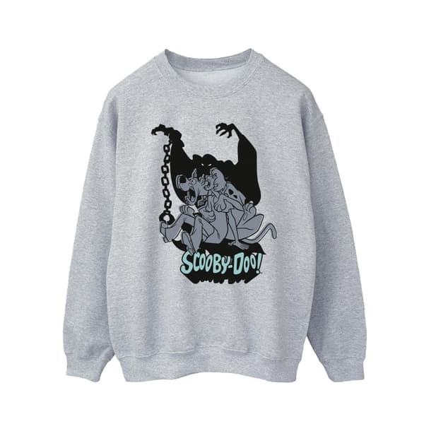 Scooby Doo Mens Scared Jump Sweatshirt