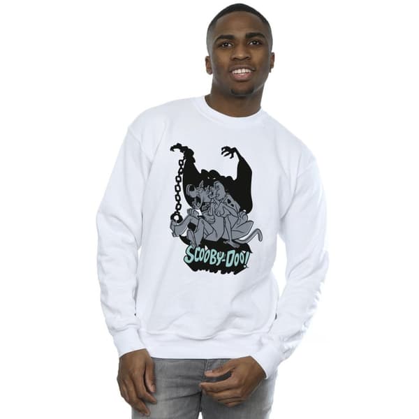 Scooby Doo Mens Scared Jump Sweatshirt