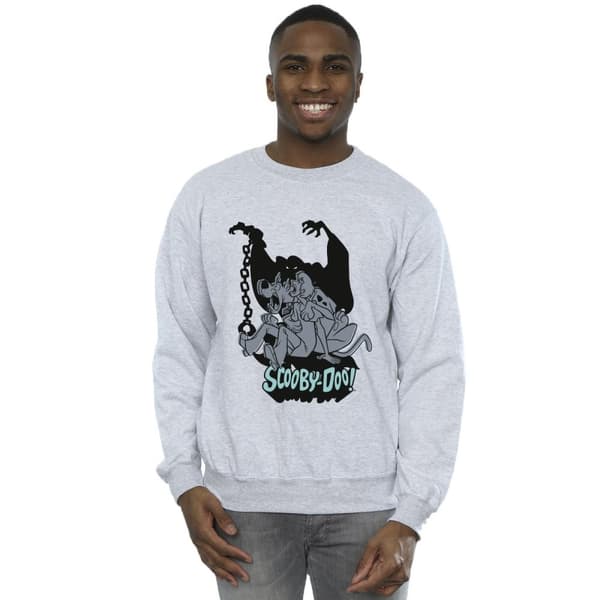 Scooby Doo Mens Scared Jump Sweatshirt
