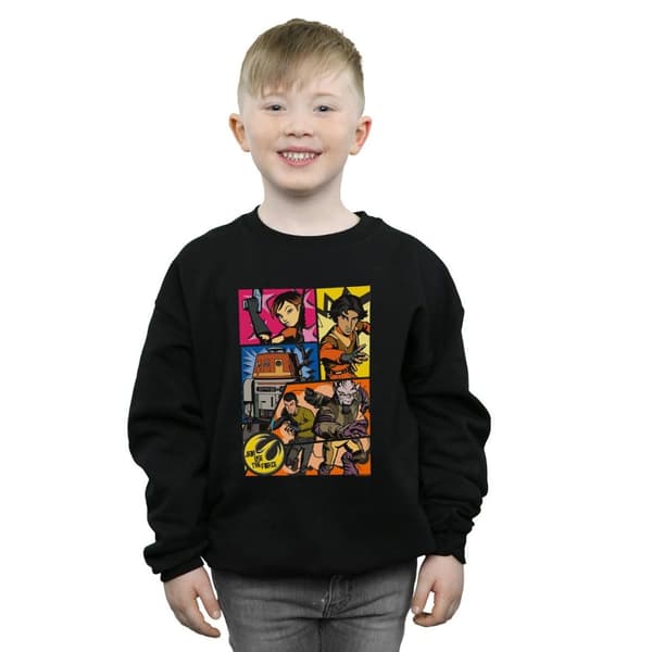 Star Wars Boys Rebels Comic Strip Sweatshirt