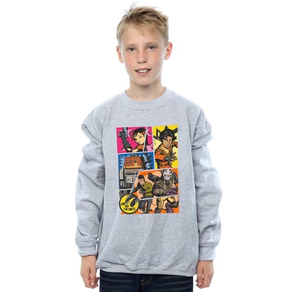 Star Wars Boys Rebels Comic Strip Sweatshirt