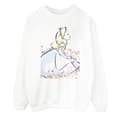 Miniatyrbilde 1 av 3: Disney Mens Alice In Wonderland Sketch Flowers Sweatshirt
