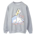 Pikkukuva 1 / 3: Disney Mens Alice In Wonderland Sketch Flowers Sweatshirt